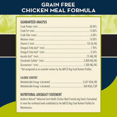 AvoDerm Natural Advanced Joint Health Dry Dog Food, Grain Free, Chicken Recipe