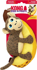 KONG Pull-A-Partz Pals 2 Toys in 1 Dog Toy (Monkey)