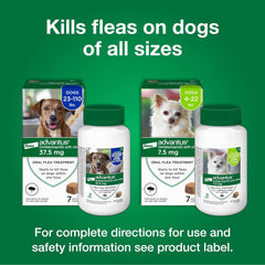 Advantus Dog Advantus Chewable Flea Treatment for Dogs | 7 ct.