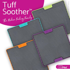 LickiMat Tuff, Heavy-Duty Soother, Dog Slow Feeder Lick Mat, Boredom Anxiety Reducer; Perfect for Food, Treats, Yogurt, or Peanut Butter, Fun Alternative to a Slow Feed Dog Bowl, Turquoise