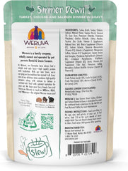 Weruva Classic Cat Stews!, Simmer Down with Turkey, Chicken & Salmon in Gravy (Pack of 12)
