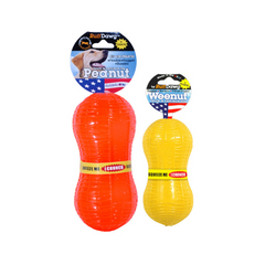 Ruff Dawg™ Peanut / Weenut Crunch Dog Toy –  6.125” for medium to large dogs