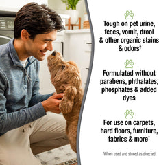 Nature's Miracle Simply Pet Stain and Odor Remover, Made with 86% Plant-Derived Surfactants, Multicolor