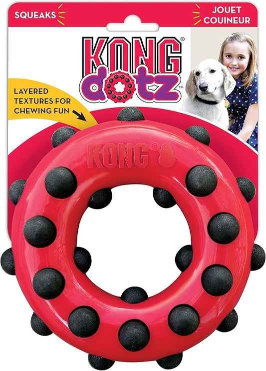 KONG Dotz Circle Dog Toy