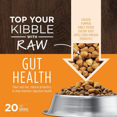 Instinct Raw Boost Mixers, Freeze Dried Dog Food Topper with Functional Ingredients, Grain Free, Real Chicken - Gut Health 5.5 oz. Bag