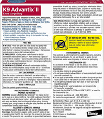 Elanco K9 Advantix II Dog Vet-Recommended Flea, Tick & Mosquito Treatment & Prevention | Dogs 4-10 lbs. | 2-Mo Supply