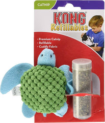 KONG Refillables Turtle Cuddle Toy North American Premium Catnip