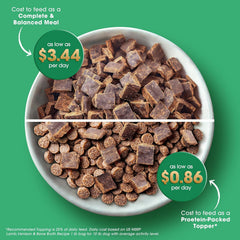 Farmland Traditions The Good List Air-Dried Dog Food, Premium Lamb, Venison, & Bone Broth for Dogs, Protein Rich & Grain-Free Nutrition
