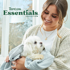 TropiClean Essentials Goat's Milk Hypoallergenic Shampoo for Dogs, Puppies, & Cats