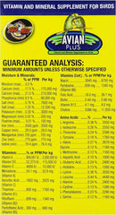 Zoo Med Laboratories Bzma374 Avian Plus Bird Vitamins, 4 oz