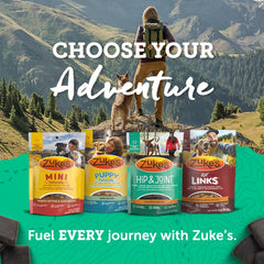 Zuke’s Hip and Joint Support Dog Treats for Adult Dogs of All Sizes, Senior Dog Treats made with Real Chicken