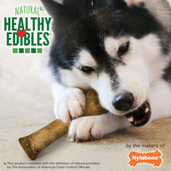 Nylabone Healthy Edibles Natural Dog Chews Long Lasting Roast Beef Flavor Treats for Dogs