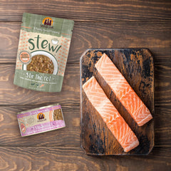 Weruva Classic Cat Stews!, Simmer Down with Turkey, Chicken & Salmon in Gravy (Pack of 12)
