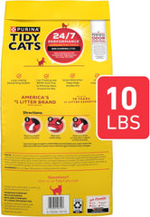 Purina Tidy Cats Non Clumping Cat Litter, 24/7 Performance Multi Cat Litter - 1 ea / 10 lb. Bags