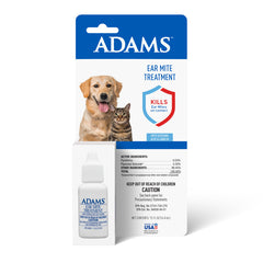 Adams Ear Mite Treatment Clear, 1ea/0.5 fl oz