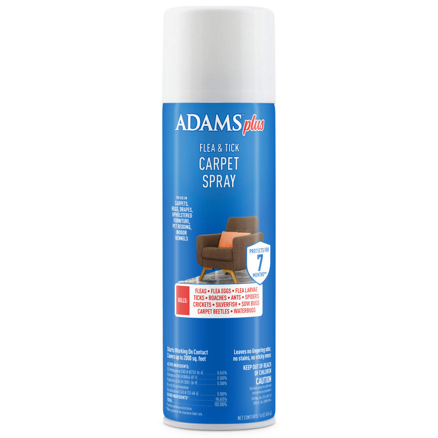 Adams Plus Flea & Tick Carpet Spray, For Indoor Use 1ea/16 oz