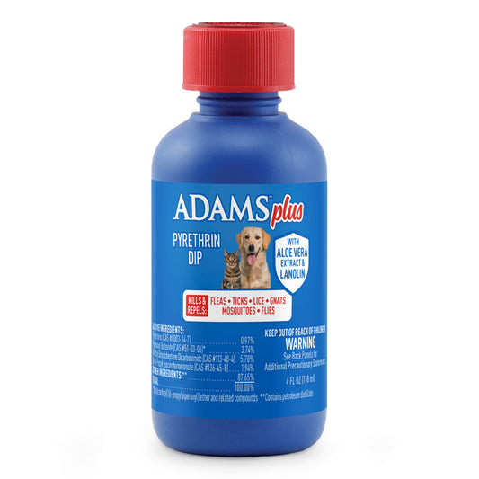 Adams Plus Pyrethrin Dip Clear, 1ea/4 fl oz