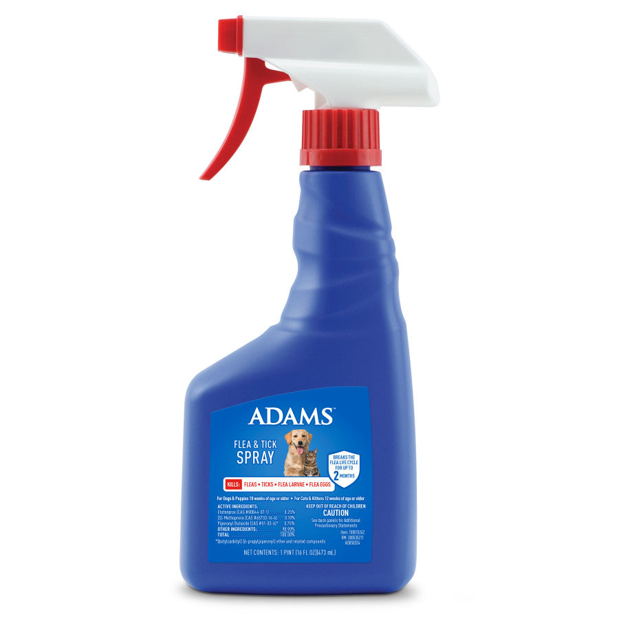 Adams Flea & Tick Spray 1ea/16 oz