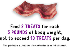 Purina Beggin' With Real Meat Dog Treats, Fun Size Original With Bacon Flavor 6 oz. Pouches