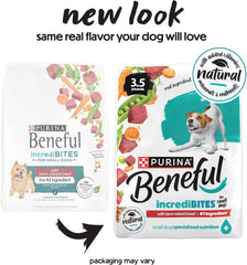 Beneful IncrediBites Pate Wet Dog Food for Small Dogs with Chicken and Bacon Flavor in a Savory Gravy - (Pack of 12) 3.5 oz. Cans