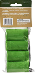SPOT in The Bag Biodegradable Pet Waste Cleanup Bags/Refill Bags / 4 Pack of 15 Bags
