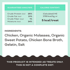 Primal Chicken Jerky Dog Treats Made with Broth, Give Pieces a Chance Training Treat for Dogs