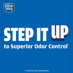 Fresh Step Simply Unscented Clumping Litter, Fresh Step Unscented Cat Litter With Activated Charcoal Technology, 14 lb. Box