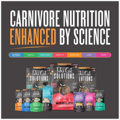 Tiki Cat Solutions Dry Cat Food, Skin & Coat, Salmon & Herring