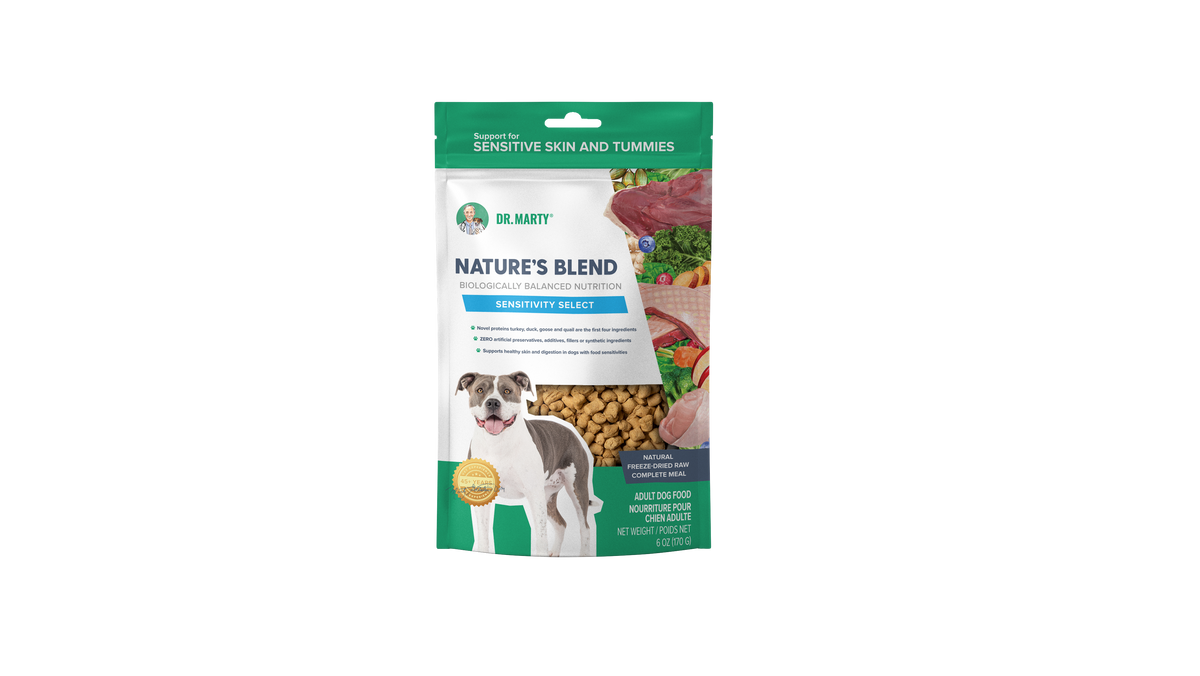 Dr. Marty's Nature's Blend Freeze Dried Sensitivity Select Dog 6 oz