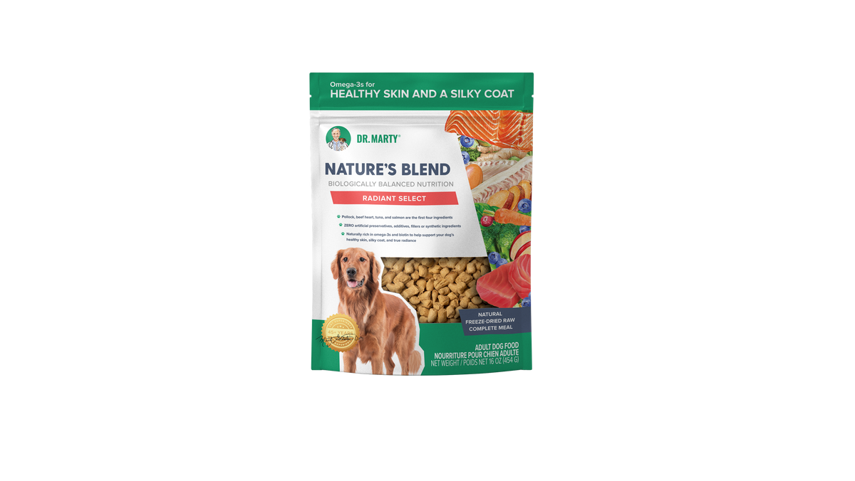 Dr. Marty's Nature's Blend Radiant Select Freeze Dried Dog 16 oz