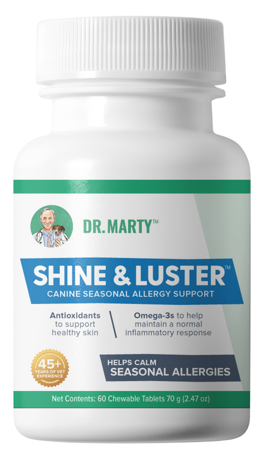 Dr. Marty's Shine & Luster Chewable Dog Supplement 60 ct