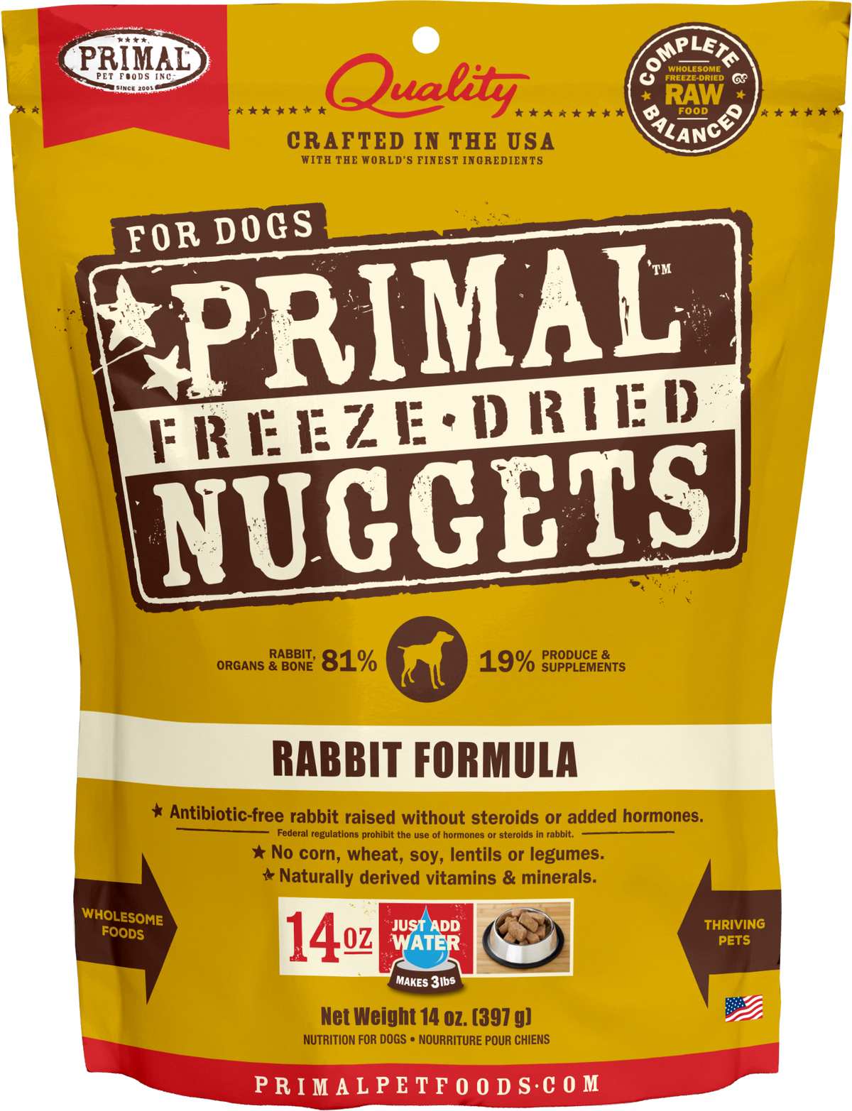 Canine Rabbit Formula Nuggets