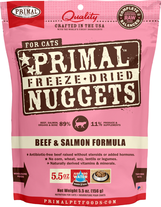 Feline Beef & Salmon Formula Nuggets