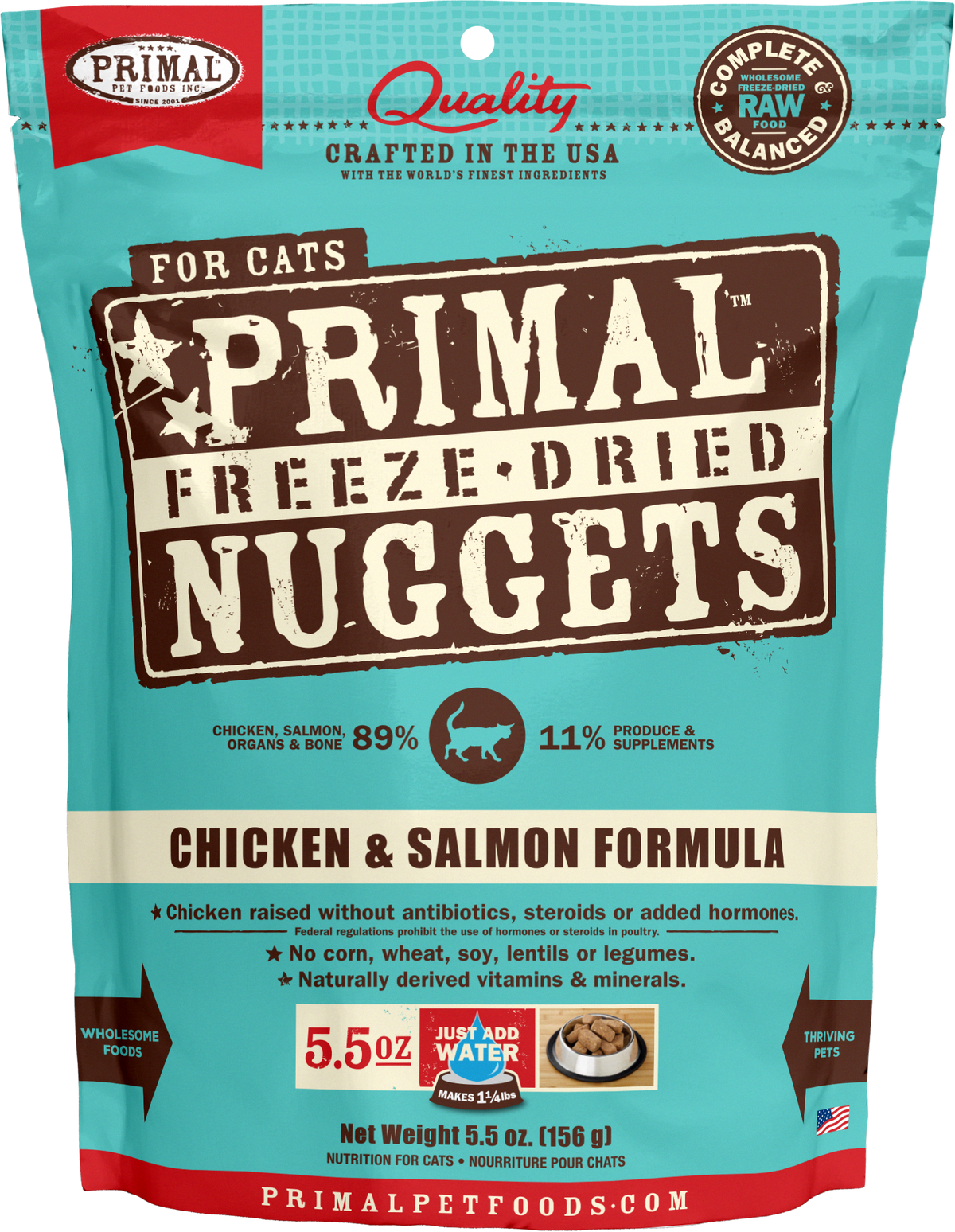 Feline Chicken & Salmon Formula Nuggets