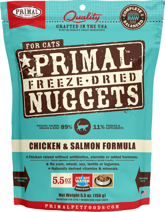 Feline Chicken & Salmon Formula Nuggets