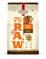 Primal Kibble in The Raw Freeze Dried Dog Food Beef, Complete Diet Scoop & Serve Healthy Raw Dog Food, Crafted in The USA .