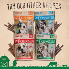 Wholesomes Tank's Beef Grain Free Jerky Sticks Moist Dog Treats 1ea/25 oz