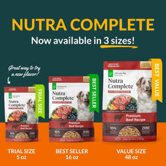 Nutra Complete Premium Beef Recipe Adult Dog Food 5 oz (142g)