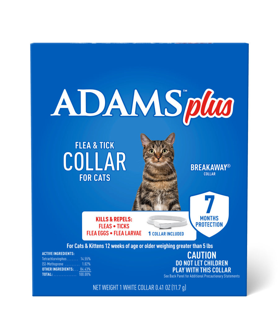 Adams Plus Flea & Tick Collar for Cats 1ea/1 pk