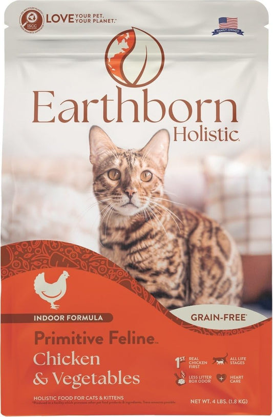 Earthborn Holistic Primitive Feline - Grain Free Dry Cat Food