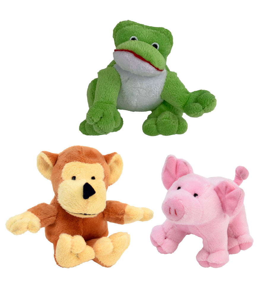 Multipet Pet Envy Puppy Buddies Dog Toy Assorted, 1ea/5 in