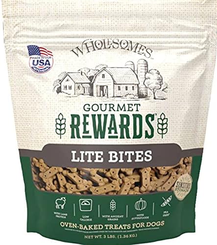 Wholesomes Gourmet Rewards Biscuit Dog Treats Lite Bites Lite Bites, 1ea/3 lb