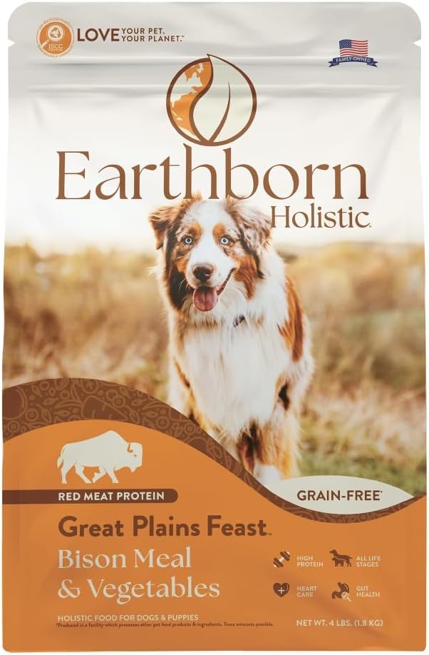 Earthborn Holistic Great Plains Feast with Bison and Beef Meal Grain and Gluten Free