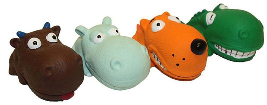 Multipet Latex Animals Dog Toy Assorted, 1ea/3 in