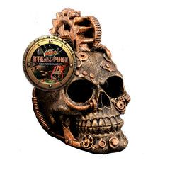 Zoo Med Steampunk Ornament Skull, 1ea/One Size