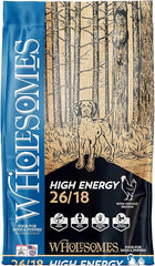 Wholesomes High Energy 26/18 Dry Dog Food Chicken, 1ea/40 lb