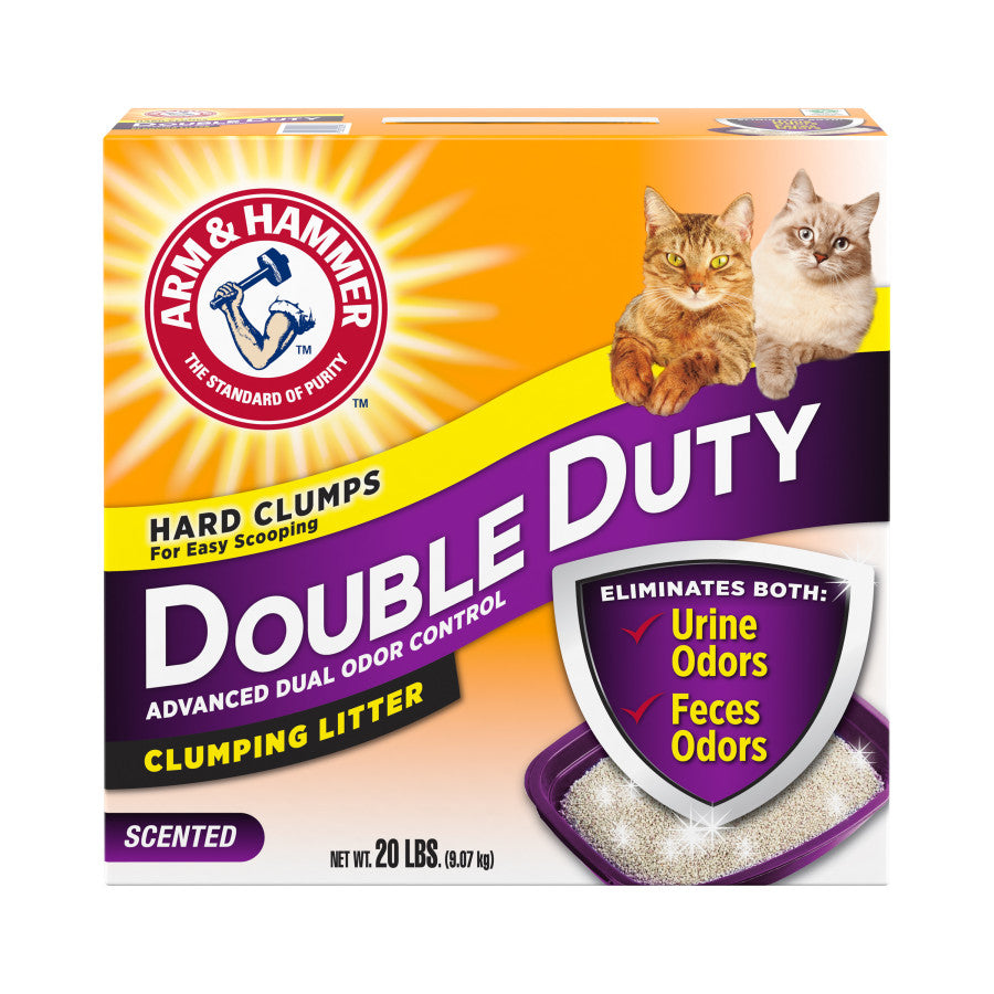 Arm & Hammer Double Duty Clumping Cat Litter 2ea/20 lb