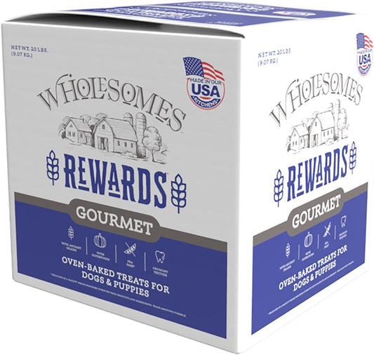 Wholesomes Gourmet Rewards Biscuit Dog Treats Peanutty Bites Peanutty Bites, 1ea/20 lb