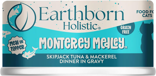 Earthborn Holistic Monterey Medley Grain-Free Moist Cat Food, Beige