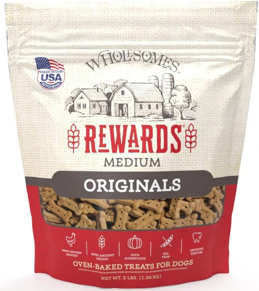 Wholesomes Classic Rewards Dog Treats Original, 1ea/MD, 3 lb